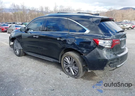 2017 Acura Mdx Technology Package from USA, damaged, VIN 5J8YD4H50HL007444